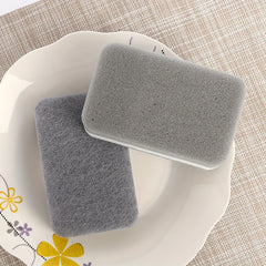 5 Pcs Double-Sided Nylon Magic Scrubbing Sponges: Powerful Kitchen Cleaner for Dishes, Shoes, and More - No Electricity Required