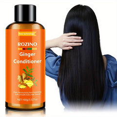 200g Ginger Shampoo And Conditioner Set For Men And Women, Ginger Extract Moisturizing, Anti-Dandruff, Revitalizes Hair, Leaves Hair Soft And Silky