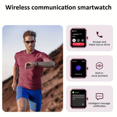 Blackview Smartwatch, 100+ Exercise Modes, 1.85-Inch Touchscreen Smartwatch, Calorie Meter And Stopwatch, Fitness Watch With Sleep Monitor, Women's Period Recorder, Compatible With Android And For IPhones 2024