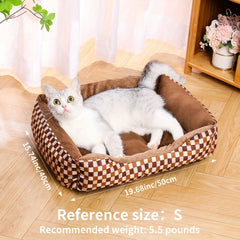 Comfy Pet Bed Sofa For Large And Medium Dogs, Soft Cushion Dog Nest For Cozy Naps And Restful Sleep