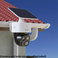 Gutter Mount Bracket Compatible with Eufy Security SoloCam S340, Solar Security Camera, Camera and solar panels not included