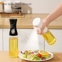 BPA-Free Plastic Oil Sprayer for Cooking, 1pc Kitchen Olive Oil Mister for BBQ, Salad, Grilling - Transparent Food-Grade Spray Bottle Dispenser