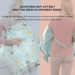 Breathable, Hands-Free Nursing Cover - Discreet, Lightweight Privacy Shawl for Moms Outdoor