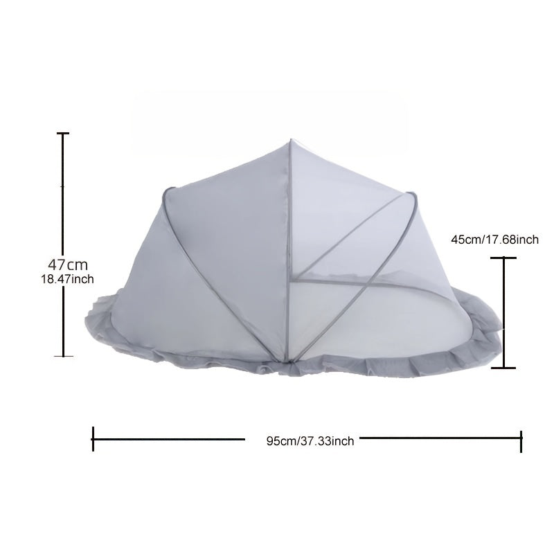 Deluxe Baby Mosquito Net with Soft Light Compact Portable Windproof Anti-Bite Protection Universal Compatibility for Uninterrupted Sleep