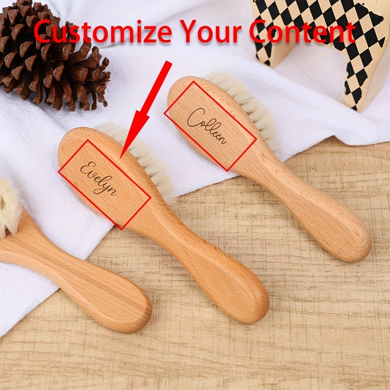 1pc Customized Personalized Hair Brush, Engraved Hair Brush, Personalized Keepsake, Personalized Gifts, Gifts For Mom