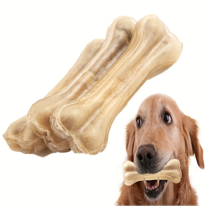 Beef-Flavored Bone Chew Toy For Dogs - Durable Teething Stick, All-Breed Dental Health Aid - Kerala Elegance