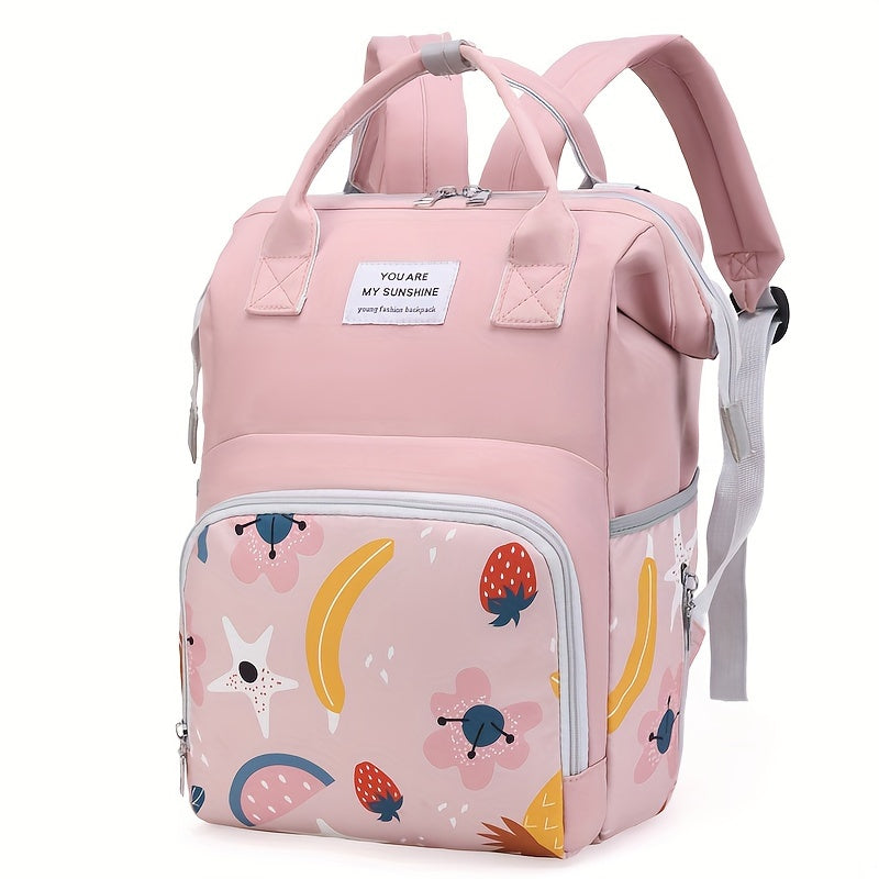 New Strawberry Multifunctional Fashion Travel Multifunctional Mommy Bag Handbag Backpack