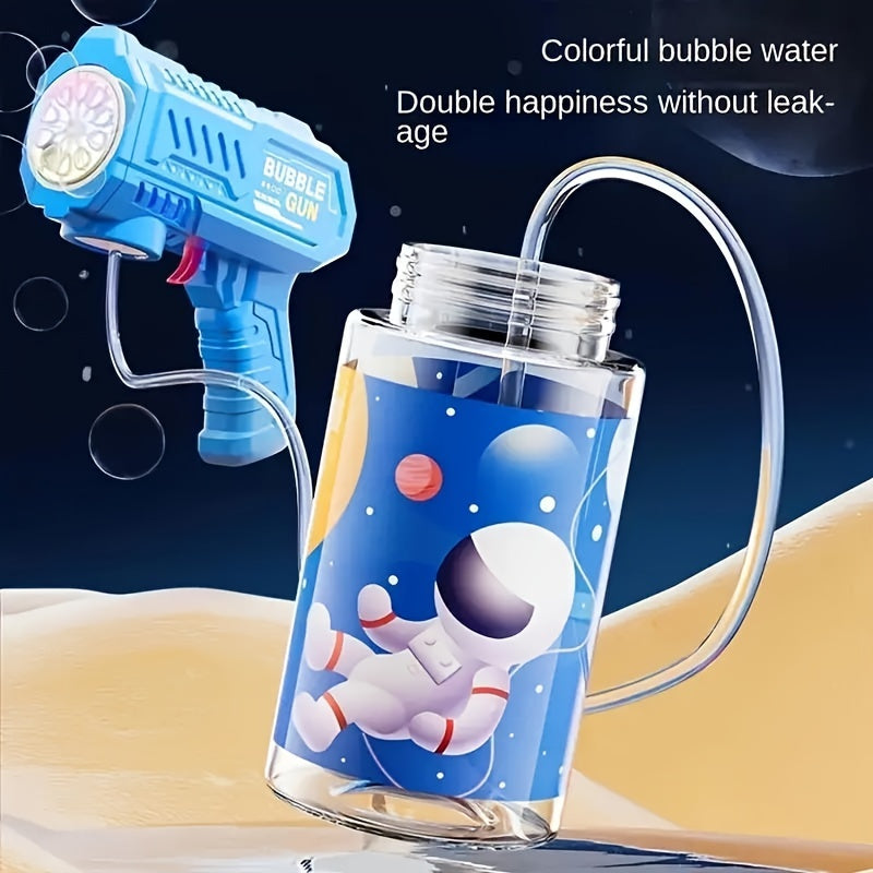 Bubble Gun: Outdoor Electric Toy with Light Effects, Suitable for Beaches, Pools, And Parties - No Batteries Or Liquids Included