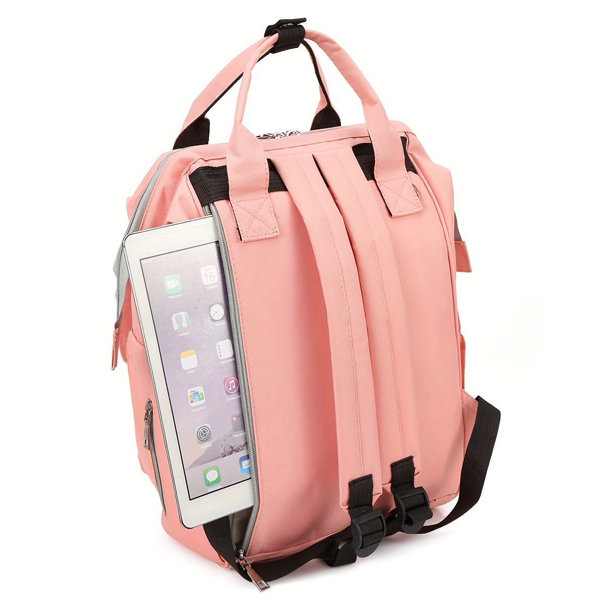 Spacious & Versatile Mommy Backpack - Durable Polyester, Zip Closure, Ideal For Diapers & Essentials, Perfect For Moms On The Go Diaper Bag Backpack Diaper Bag Accessories