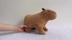 Adorable 34cm/13.38in Capybara Plush Dolls With 4 Baby Plush In Her Tummy - Perfect Gift For Kids Of All Ages! As Halloween, Chrismas Gift