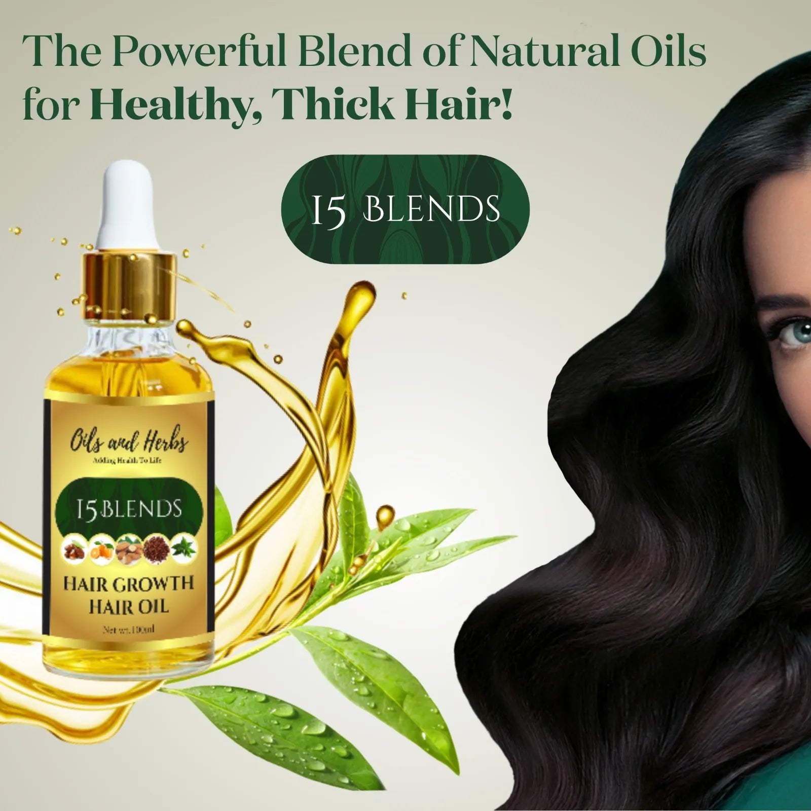 15 BLENDS ANTI HAIR FALL OIL