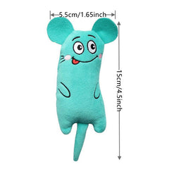 Interactive Plush Cat Toy for Chew and Bite Play - Soft and Durable Pet Throw Toy - Kerala Elegance