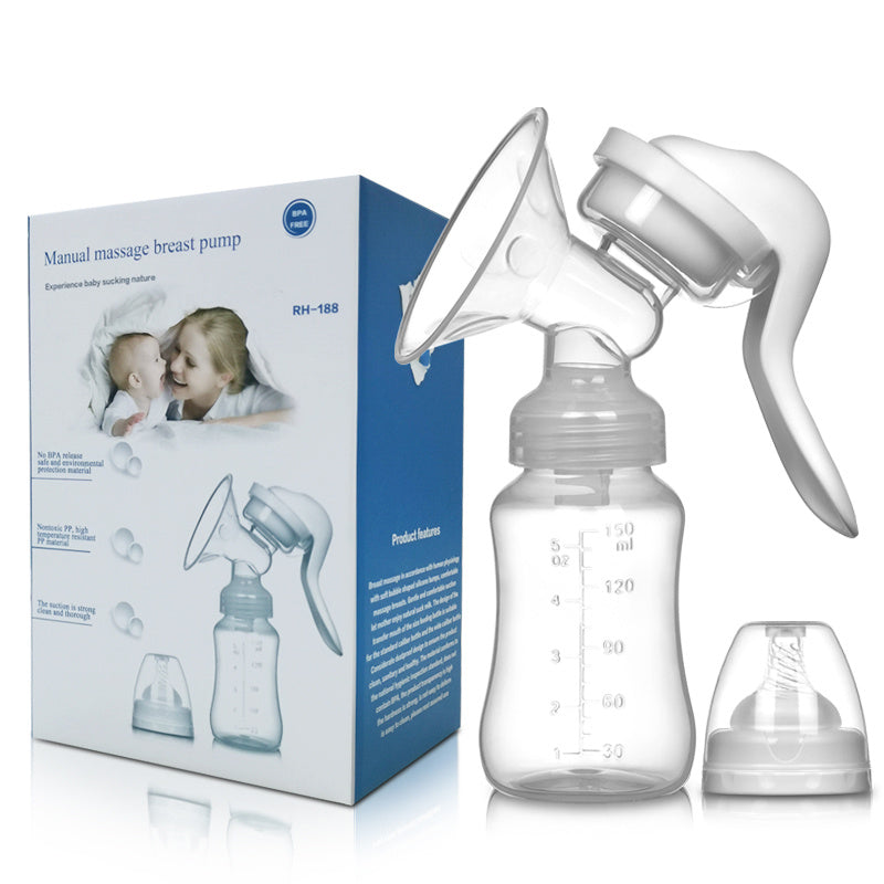 1pc Single Manual Breast Pump - Effortless Nipple Suction for Seamless Breastfeeding - Easy-to-Use, Gentle & Portable - The Ultimate Gift for New Moms on Christmas, Halloween, Thanksgiving