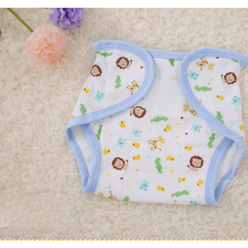 Newborn Baby Washable Reusable Diaper Cartoon Cloth Diapers Adjustable Children Potty Training Pants, Halloween, Thanksgiving And Christmas Gift