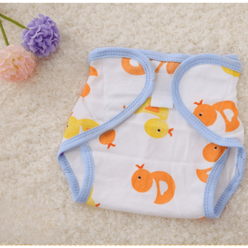 Newborn Baby Washable Reusable Diaper Cartoon Cloth Diapers Adjustable Children Potty Training Pants, Halloween, Thanksgiving And Christmas Gift