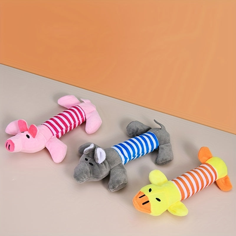 Pig Elephant Design Dog Toys Squeaky Dog Chew Durable Toys Interactive Pet Supplies For Aggressive Chewers - Kerala Elegance