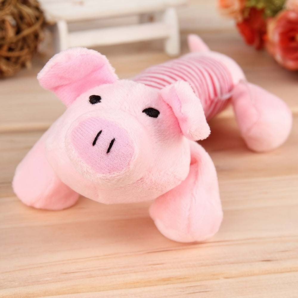 Pig Elephant Design Dog Toys Squeaky Dog Chew Durable Toys Interactive Pet Supplies For Aggressive Chewers - Kerala Elegance