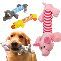 Pig Elephant Design Dog Toys Squeaky Dog Chew Durable Toys Interactive Pet Supplies For Aggressive Chewers - Kerala Elegance