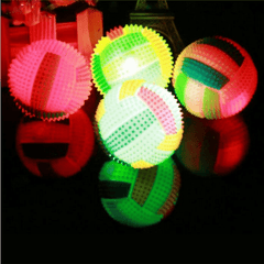 1pc Dog Glowing Molar Burr Ball Toys Elastic Ball Dog Toy For Dog Interactive Supplies - Kerala Elegance