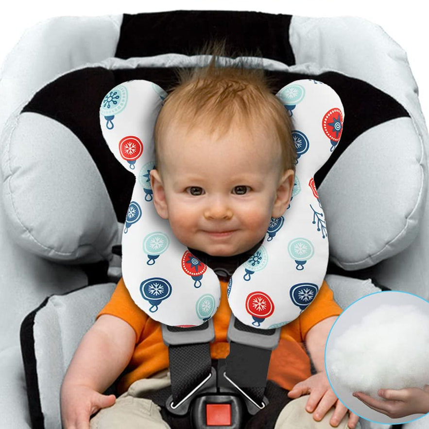 Baby Travel Pillow, Upgraded Baby Neck Pillow For Car Seat Toddler Head And Neck Support Pillow For Car Seat, Pushchair