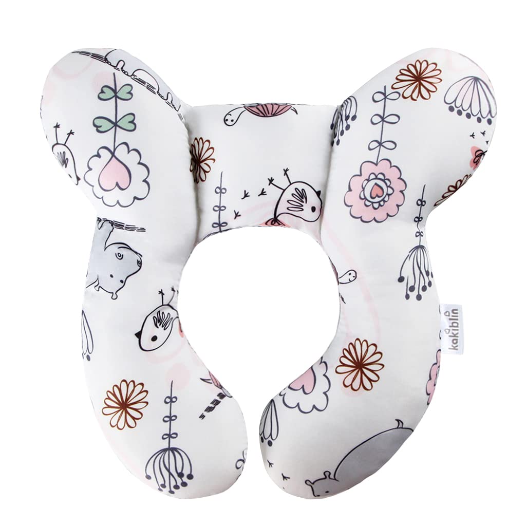 Baby Travel Pillow, Upgraded Baby Neck Pillow For Car Seat Toddler Head And Neck Support Pillow For Car Seat, Pushchair