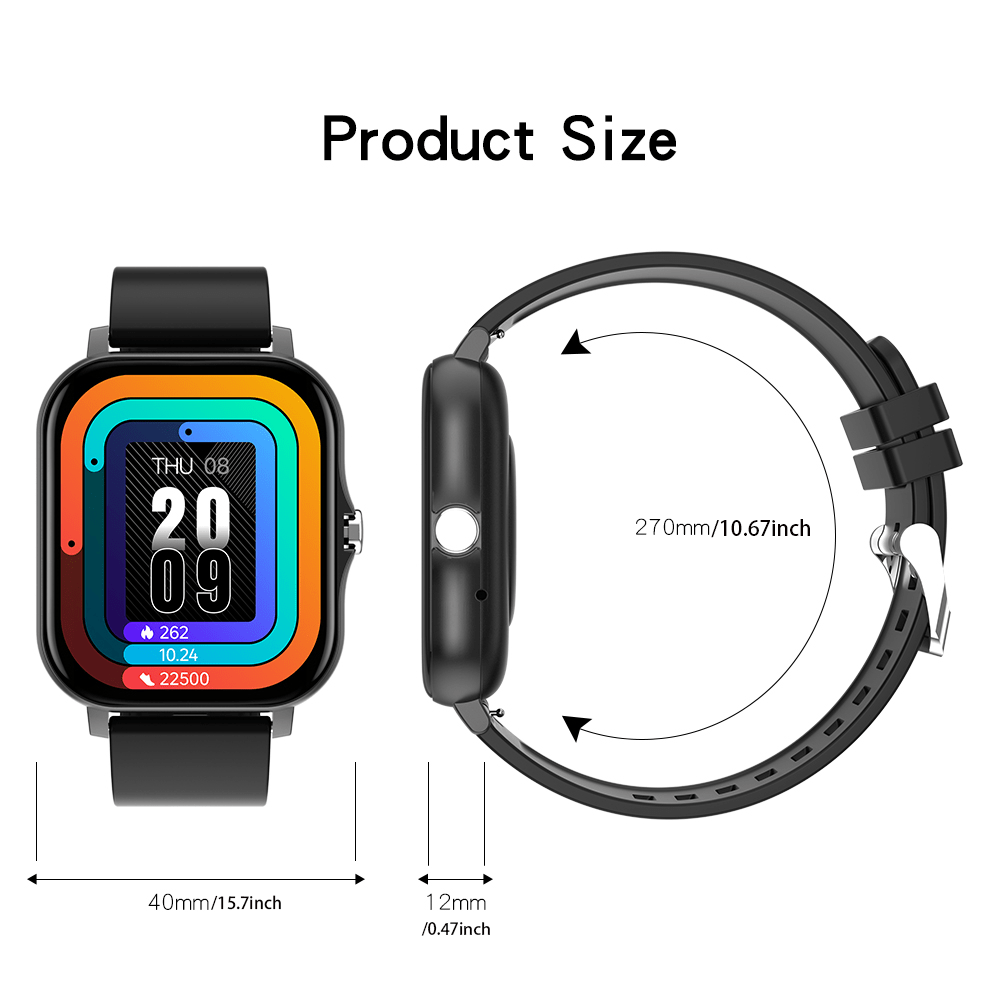 New Full Touch Smart Watch - High-Resolution Display, Sleep & Exercise Tracker, Compatible with Android/IOS, Fashionable Design for Men and Women, Perfect Gift Idea for Friends and Loved Ones