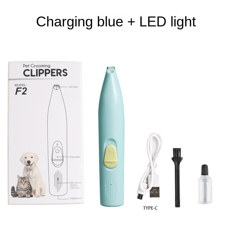 Advanced Pet Grooming Trimmer - High-Powered, Quiet & USB Rechargeable, LED Illuminated, Cordless for Effortless Dog & Cat Haircuts, Safe and Gentle for Furry Friends