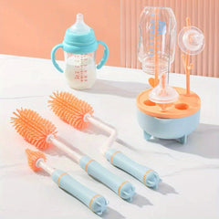 3pcs/set, Bottle Cleaner, Pacifier Bottle Cleaning Brush, Straw Brush, Silicone Cleaning Brush Easter Gift