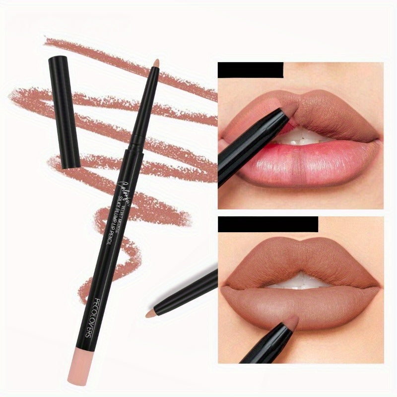 Lips Velvet Fog Surface Matte Lip Liner Pencil Waterproof Long Lasting Lipstick Natural Outline Lips Non-fading Stereo Lip Liner Pencil Contour Line Makeup Lipliner Pen