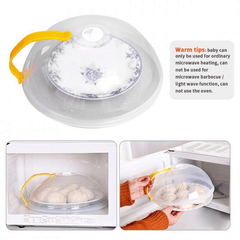 1pc Microwave Splash Cover, Transparent Microwave Oven Food Cover, Reusable Airtight Food Cover, Kitchen Heat Resistant Lid