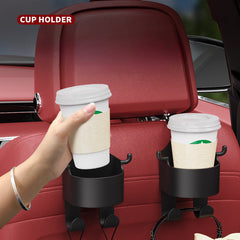 Versatile Easy-Install Car Seat Cup & Phone Holder - Secure, Space-Saving Design for Convenience