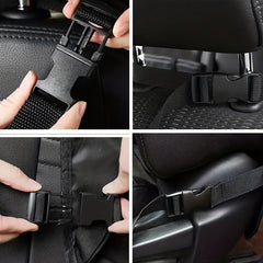 1pc Durable Car Seat Organizer Storage Bag With Touch Screen Tablet Holder, Great Christmas Halloween Thanksgiving Day Gift, New Year's Gift, Valentine's Day Gift