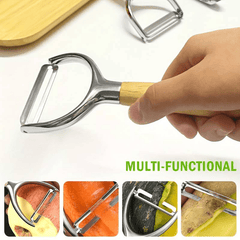 1pc, Fruit Peeler, Vegetable Peeler, Creative Peeler, Metal Peeler, Potato Peeler, Kitchen Peeler For Melon, Pear, Carrots, Kitchen Tools, Kitchen Gadgets