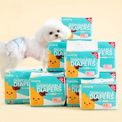 10pcs Super Absorbent Leak-proof Disposable Dog Diapers, For Dogs, Pet Supplies