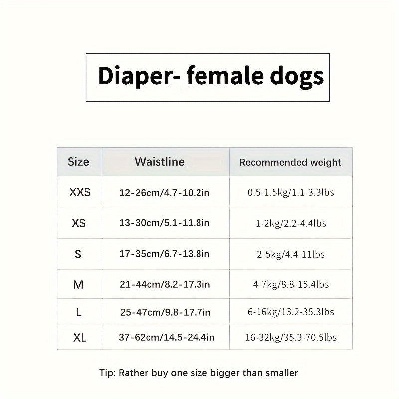 10pcs Super Absorbent Leak-proof Disposable Dog Diapers, For Dogs, Pet Supplies