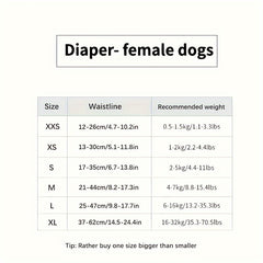 10pcs Super Absorbent Leak-proof Disposable Dog Diapers, For Dogs, Pet Supplies