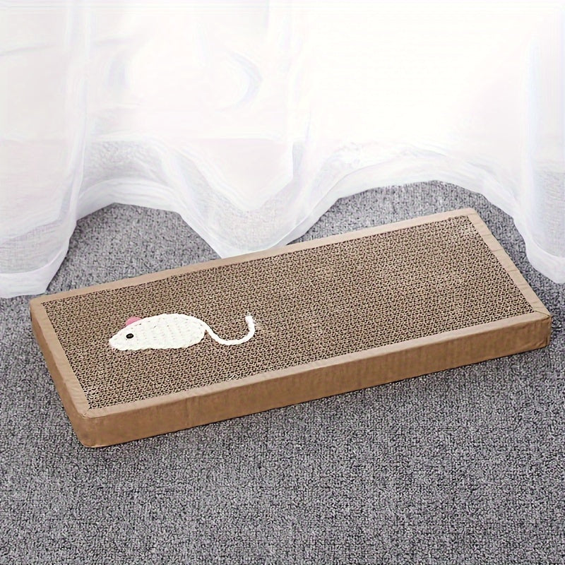 Premium Cat Scratcher Pad Cat Toy - Durable Scratching Board For Indoor Play And Claw Maintenance - Kerala Elegance