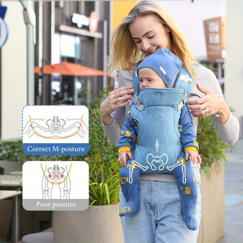 1pc Portable Baby Carrier - Versatile and Convenient, Ultra-Soft and Comfortable Design for Hands-Free Parenting - Ideal Gift for New Moms and Caregivers, Perfect for Mothers Day