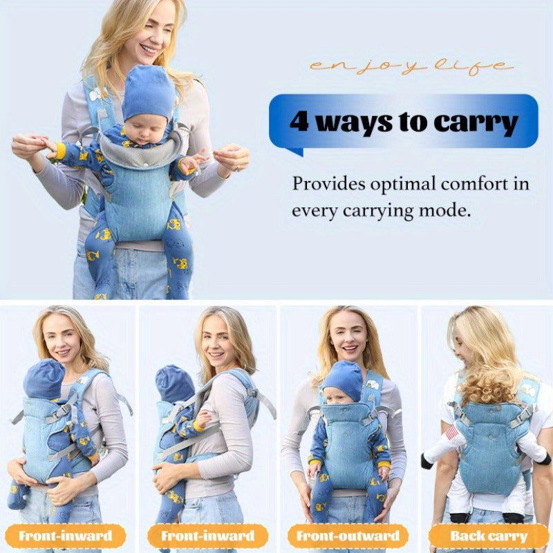 1pc Portable Baby Carrier - Versatile and Convenient, Ultra-Soft and Comfortable Design for Hands-Free Parenting - Ideal Gift for New Moms and Caregivers, Perfect for Mothers Day