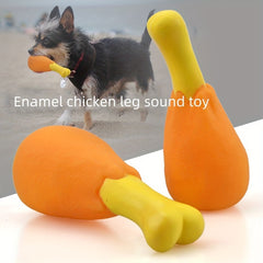 Squeaky Chicken Leg Dog Toy for Medium Breeds - Durable, Non-Toxic Plastic, Dental Health Aid for Chewing & Playtime, No Batteries Required - Kerala Elegance