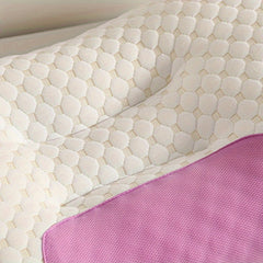 1pc Knitted Cotton Massage Pillow, Pillow For Side Sleepers, Back And Stomach Support, Maternity Pillow