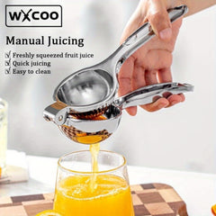 Stainless Steel Manual Citrus Juicer - Easy-To-Use Lemon & Orange Squeezer, Durable Kitchen Gadget For Fresh Juice Juicer Machine Lemon Juice Squeezer