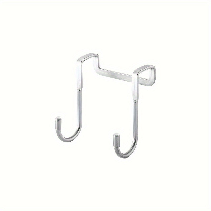 Versatile Stainless Steel Double S Hook - Rust-Resistant, Easy Install For Kitchen, Bathroom & Bedroom Organization