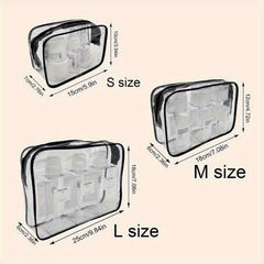 Lightweight Waterproof Transparent Zipper Pouch - Versatile Toiletry & Diaper Organizer For Teens & Adults Toilet Paper Holder Diaper Pouch