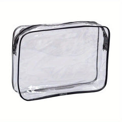 Lightweight Waterproof Transparent Zipper Pouch - Versatile Toiletry & Diaper Organizer For Teens & Adults Toilet Paper Holder Diaper Pouch