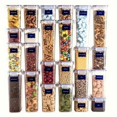 "Easy-Peel" 20pcs Reusable Food Storage Labels - Perfect For Spices, Cheese, Crackers & Snacks | Kitchen Organization Essentials