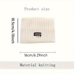 Elegant/Cute Knitted Headband for Women - Winter Warm Ear Warmer, Solid Color Cotton Braided Hairband, Fashion Accessory, Single Pack