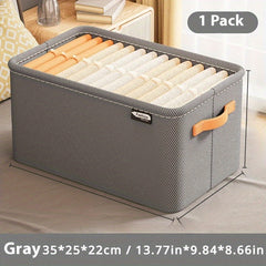 Khakis 35X25X22Cm / 13.77X9.84X8.66In: Sturdy Drawer Organizers for Clothes, Pants, And Diapers - Suitable for Ages 14 And Up