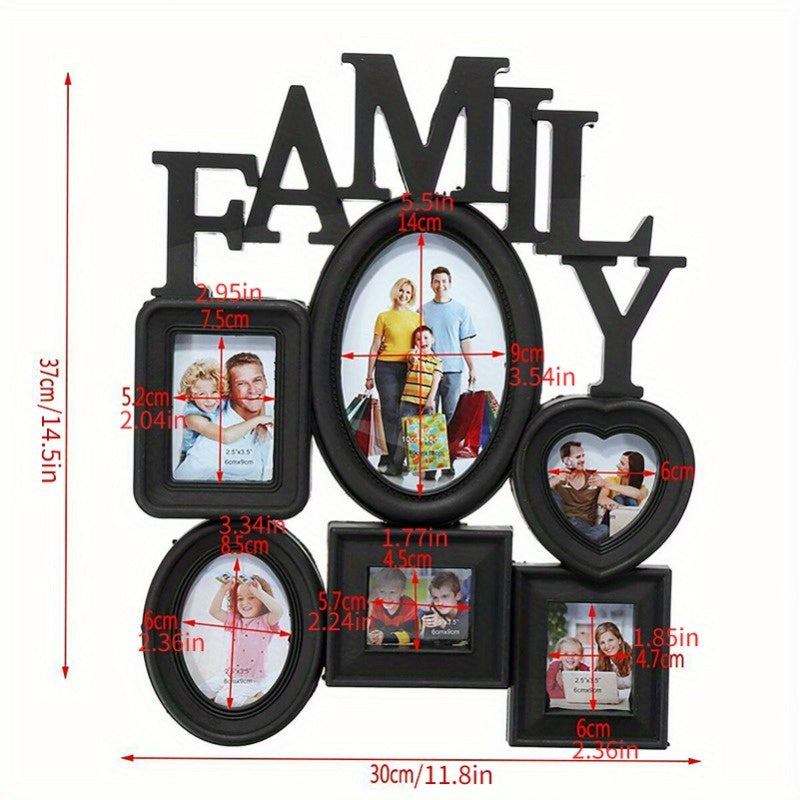 Wall Hanging Family Photo Frames, Home Room Ornament For Bedroom Living Room Home Decor