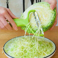 Large Cabbage Shredder Slicer Peeler: Food Contact Safe, Stainless Steel, Perfect for Purple Cabbage, Lettuce, and More